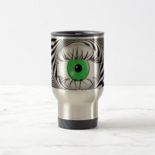 TAZA DE VIAJE OJOS HIPNOTÓTICOS - HIPNOTISTA