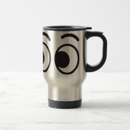 Taza De Viaje Ojos que miran emoji