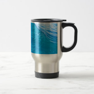 Taza De Viaje ola de agua azul de Guay