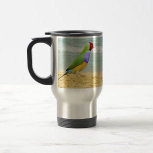 Taza De Viaje olas, cielo y surf en la playa de boa vista