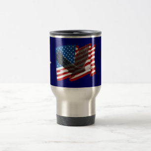 Taza De Viaje Old Glory Eagle Mug