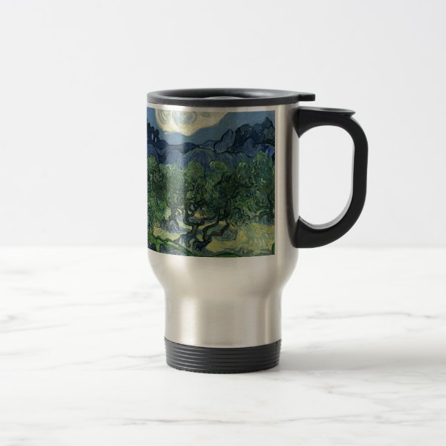 Taza De Viaje Olivos de Van Gogh (Derecha)