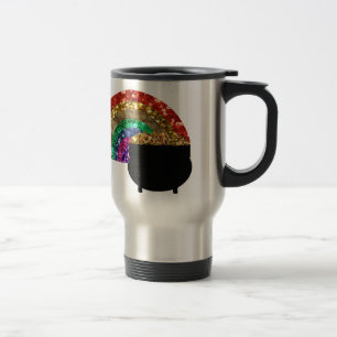 Taza De Viaje olla de arcoiris o oro