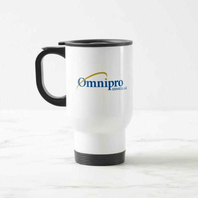 Taza De Viaje Omnipro Services Travel Mug (Izquierda)