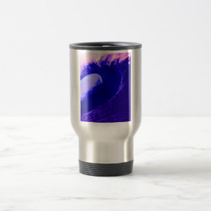 Taza De Viaje Onda abstracta