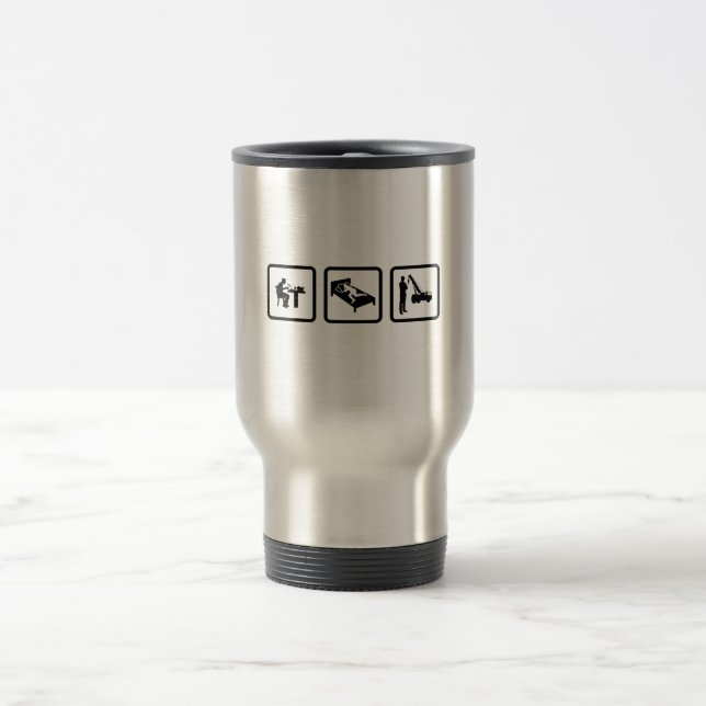 Taza De Viaje Operador de grúa (Centro)