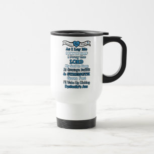 Taza De Viaje Oración del guerrero... Distonia
