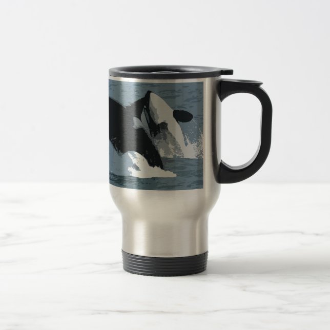Taza De Viaje Orca Ballena (Derecha)