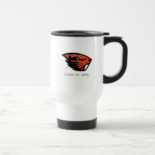 Taza De Viaje Oregon State Beavers Cabeza de castor