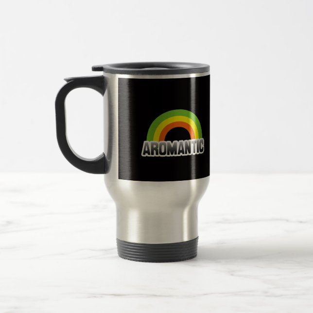 Taza De Viaje Orgullo Aromántico (Izquierda)