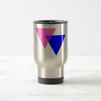 Taza De Viaje Orgullo bisexual biangles