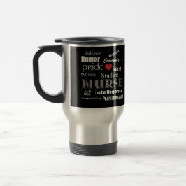 Taza De Viaje Orgullo-Cualidades de la enfermera de estudiante