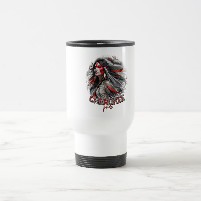 Taza De Viaje Orgullo de Cherokee (Centro)