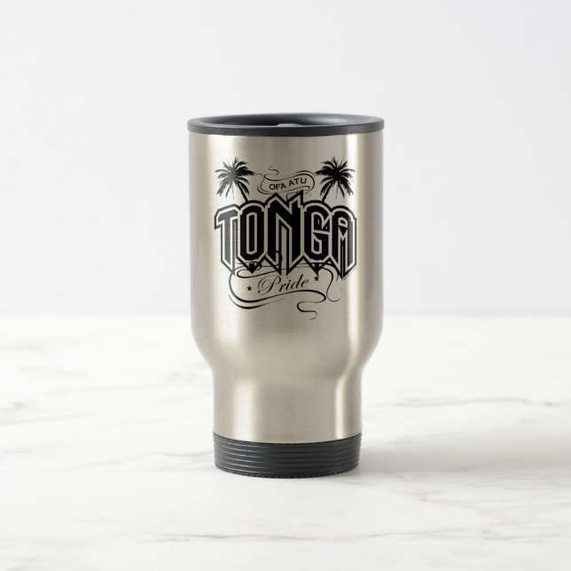 Taza De Viaje Orgullo de TONGA (Centro)