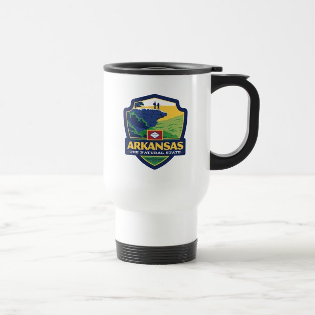 Taza De Viaje Orgullo del Estado | Arkansas (Derecha)