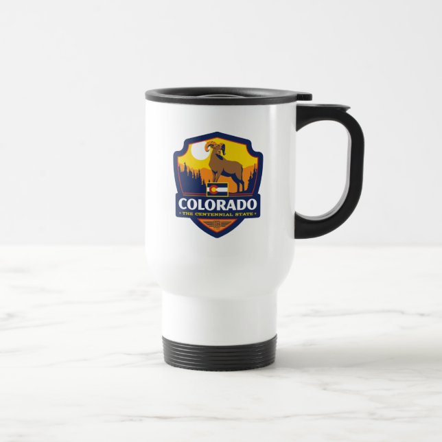 Taza De Viaje Orgullo del Estado | Colorado (Derecha)