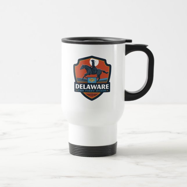 Taza De Viaje Orgullo del Estado | Delaware (Derecha)
