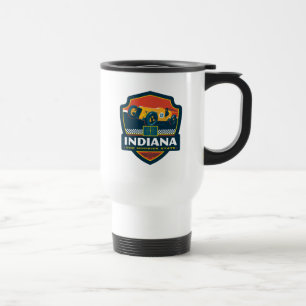 Taza De Viaje Orgullo del Estado Indiana