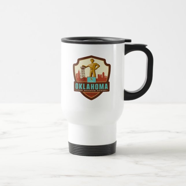 Taza De Viaje Orgullo del Estado | Oklahoma (Derecha)