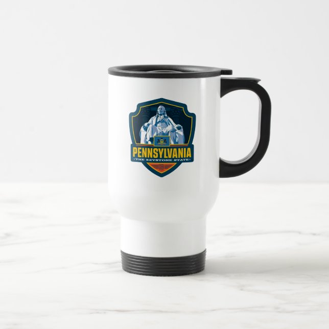 Taza De Viaje Orgullo del Estado | Pennsylvania (Derecha)