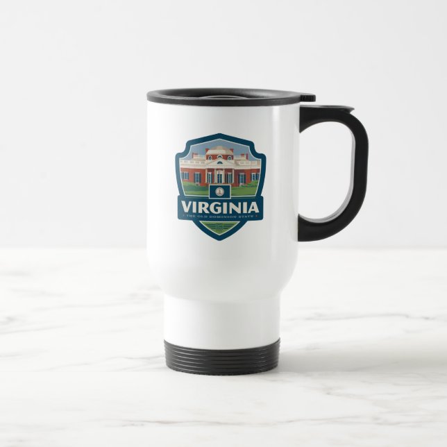 Taza De Viaje Orgullo del Estado | Virginia (Derecha)