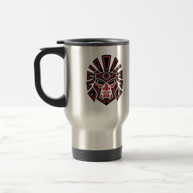Taza De Viaje Orgullo guerrero azteca 02 (Izquierda)