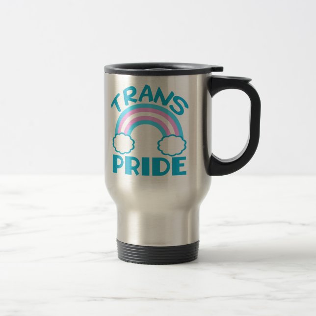 Taza De Viaje Orgullo transgénero (Derecha)