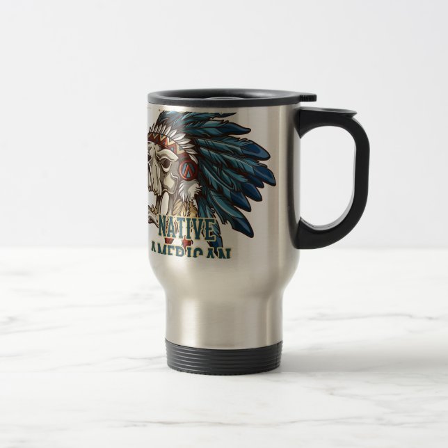 Taza De Viaje Orgulloso nativo americano (Derecha)