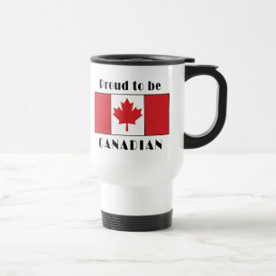 Taza De Viaje Orgulloso ser canadiense