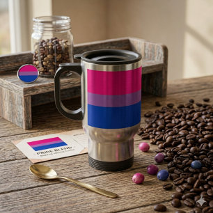 Taza De Viaje Orgulloso y Valiente Bi