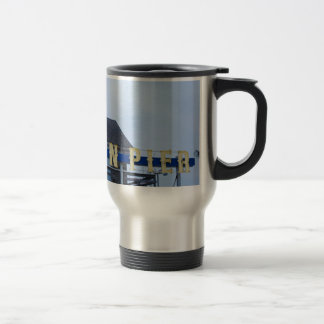 Taza De Viaje Orilla del jersey del embarcadero de Funtown de