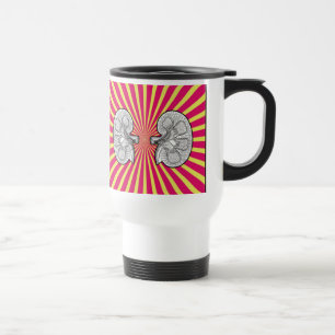 Taza De Viaje "Orina", donante de riñón, personalizar,
