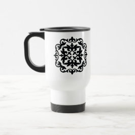 Taza De Viaje Ornamental Floral Design