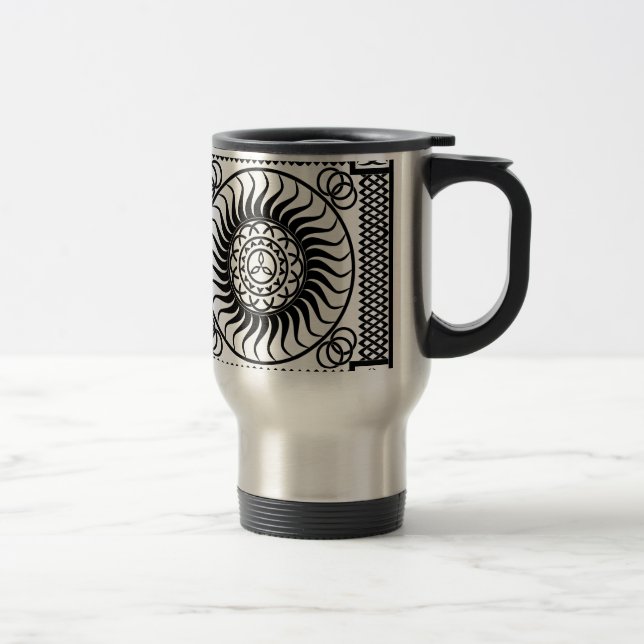 Taza De Viaje ornamento celta individual (Derecha)