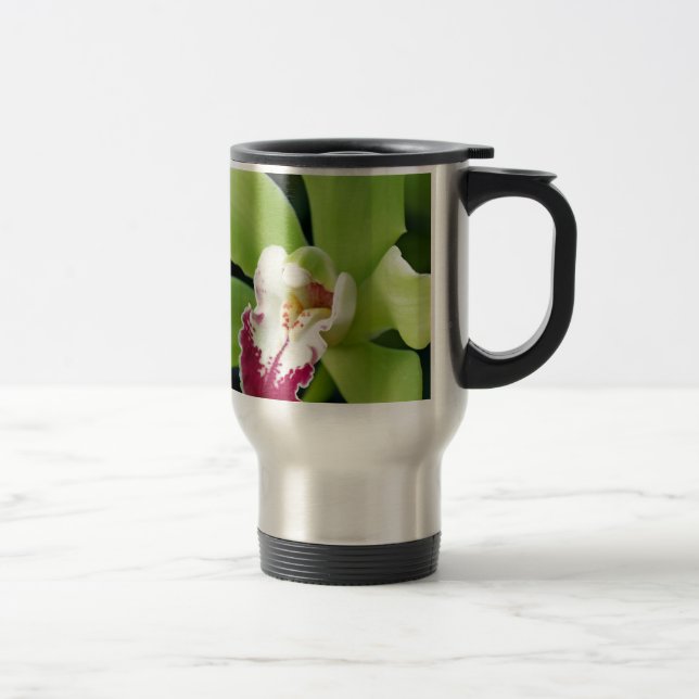 Taza De Viaje Orquídea Verde (Derecha)