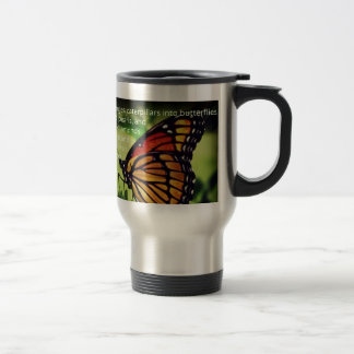 Taza De Viaje Orugas en mariposas