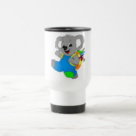 Taza De Viaje Oso Koala con mochila