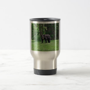 Taza De Viaje Oso negro de Wisconsin