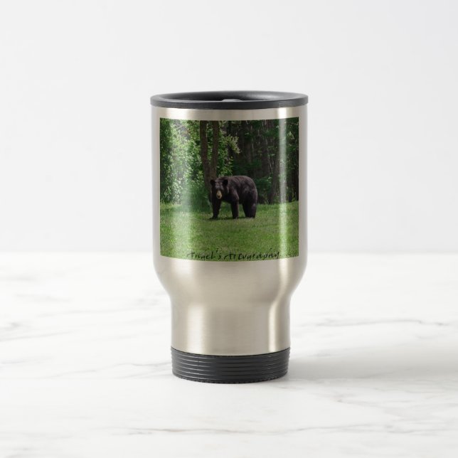 Taza De Viaje Oso negro de Wisconsin (Centro)