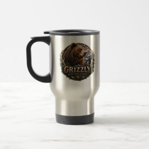 Taza De Viaje Oso Pardo – Salvaje Americano