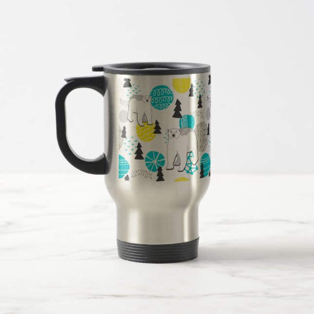 Taza De Viaje Oso polar (Izquierda)