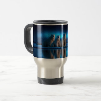 Taza De Viaje Oso Polar Ártico Arte de Vida Silvestre Amante de