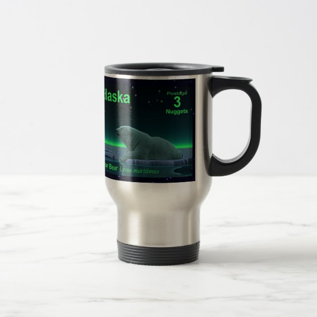 Taza De Viaje Oso polar del borde del hielo (Derecha)