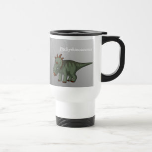 Taza De Viaje Pachyrhinosaurus Dinosaurio