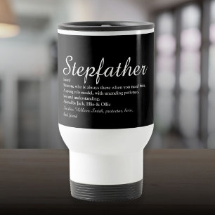 Taza De Viaje Padrastro Definición de letra moderna