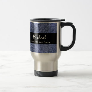 Taza De Viaje PADRE del Grunge azul conocido de encargo de la