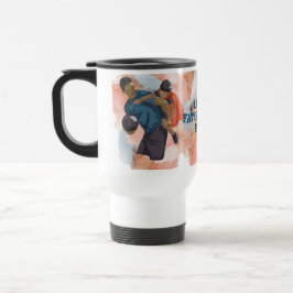 TAZA DE VIAJE PADRE E HIJO EN TIEMPO DE JUEGO LECTURA