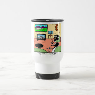 Taza De Viaje Padres Insectos Dibujos Animados Divertidos