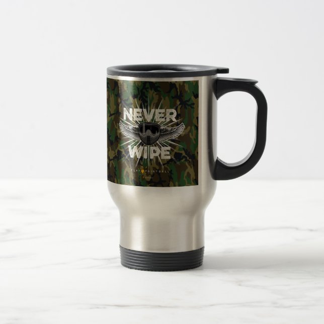 Taza De Viaje Paintball Never Wipe (camo) (Derecha)