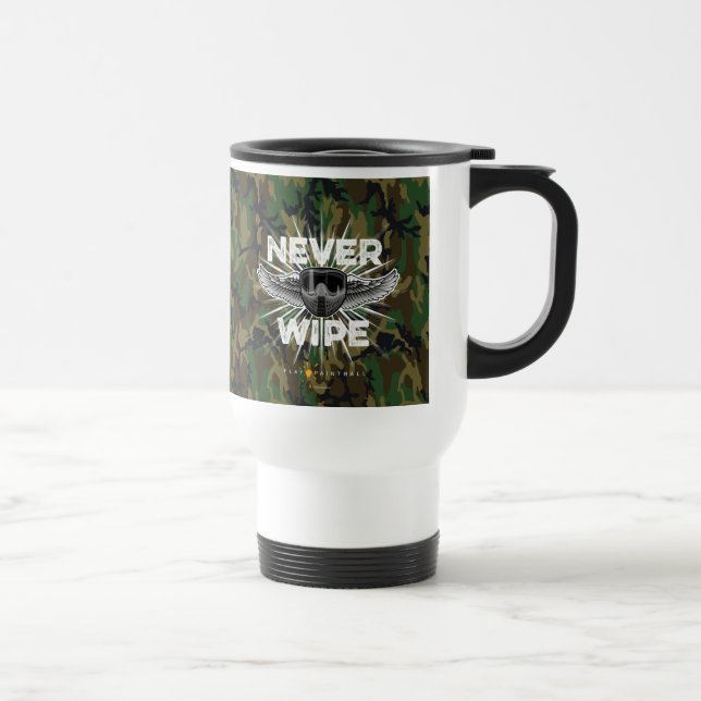 Taza De Viaje Paintball Never Wipe (camo) (Derecha)